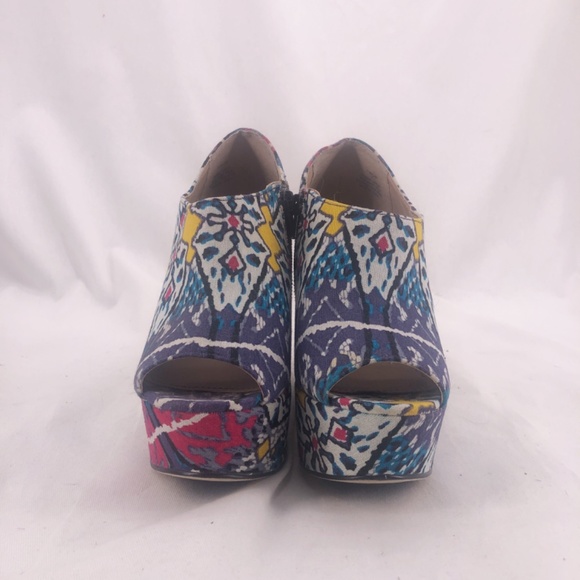 Steve Madden P Rylan Colorful Wedges - Picture 3 of 5